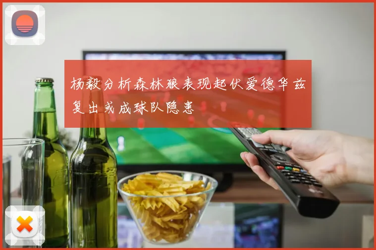 杨毅分析森林狼表现起伏爱德华兹复出或成球队隐患